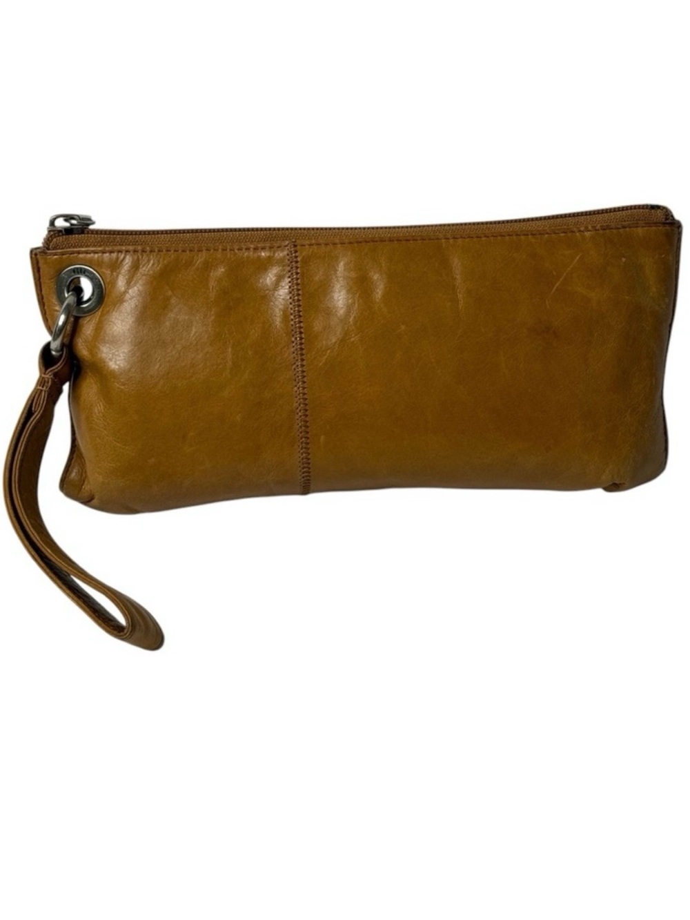 Hobo brown leather wallet